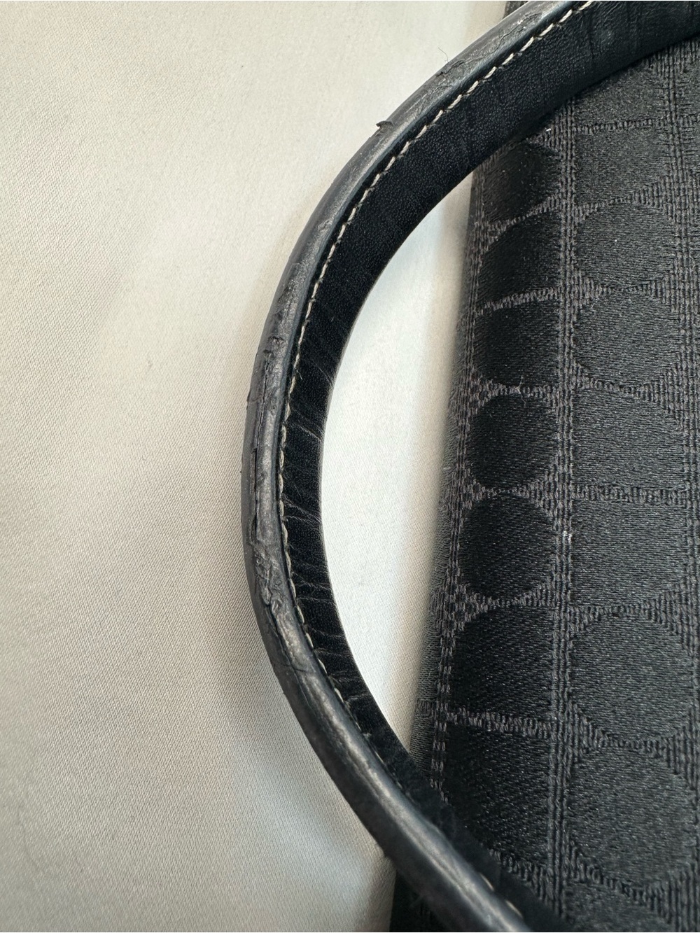 kate spade Black Shoulder Bag with Subtle Jacquard Pattern - Picture 9 of 16